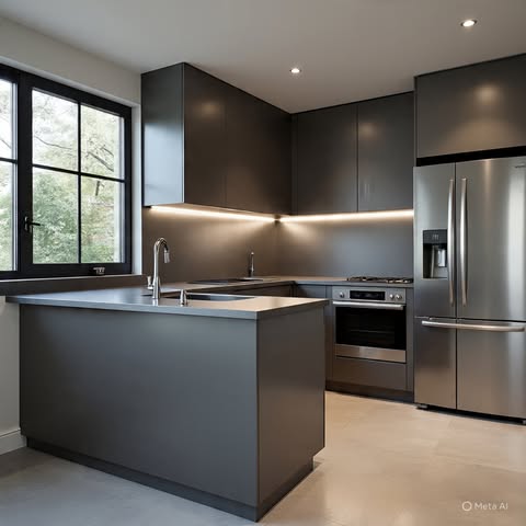 Luxury Steel Kitchen