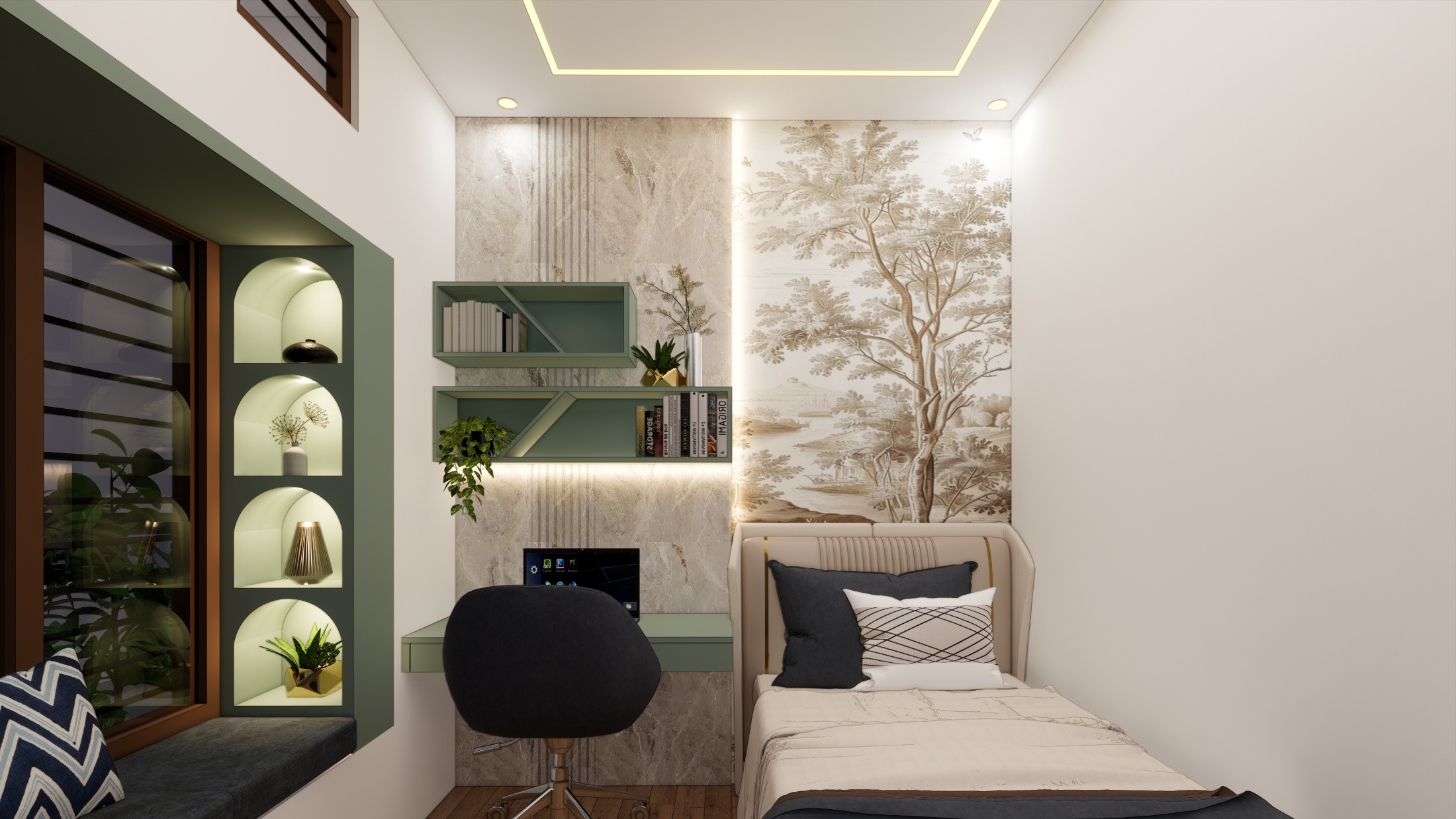 Urban Apartment Bedroom